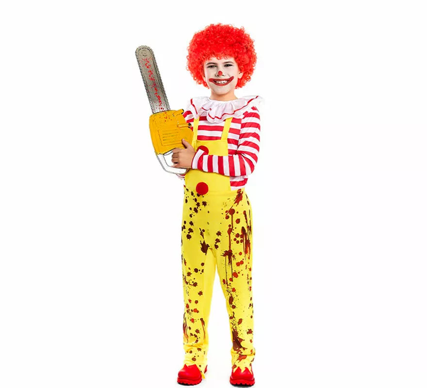 Disfraz de Payaso de Hamburguesa Sádico para niño