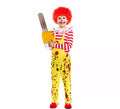 Disfraz de Payaso de Hamburguesa Sádico para niño