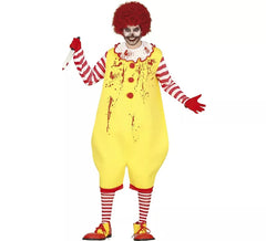 Vile Hamburger Clown Costume for Men