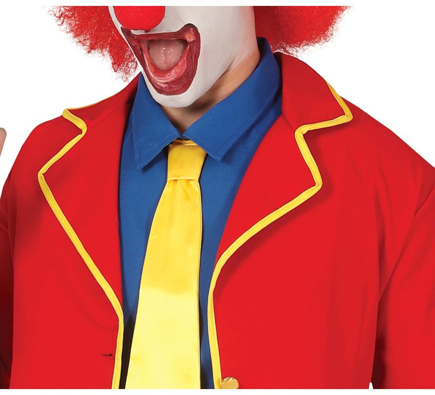 Translation missing: en.Disfraz de Payaso de Traje Rojo y Amarillo para hombre