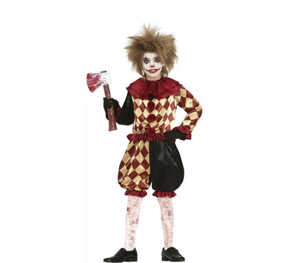 Disfraz de Payaso del Horror Sangriento para niño