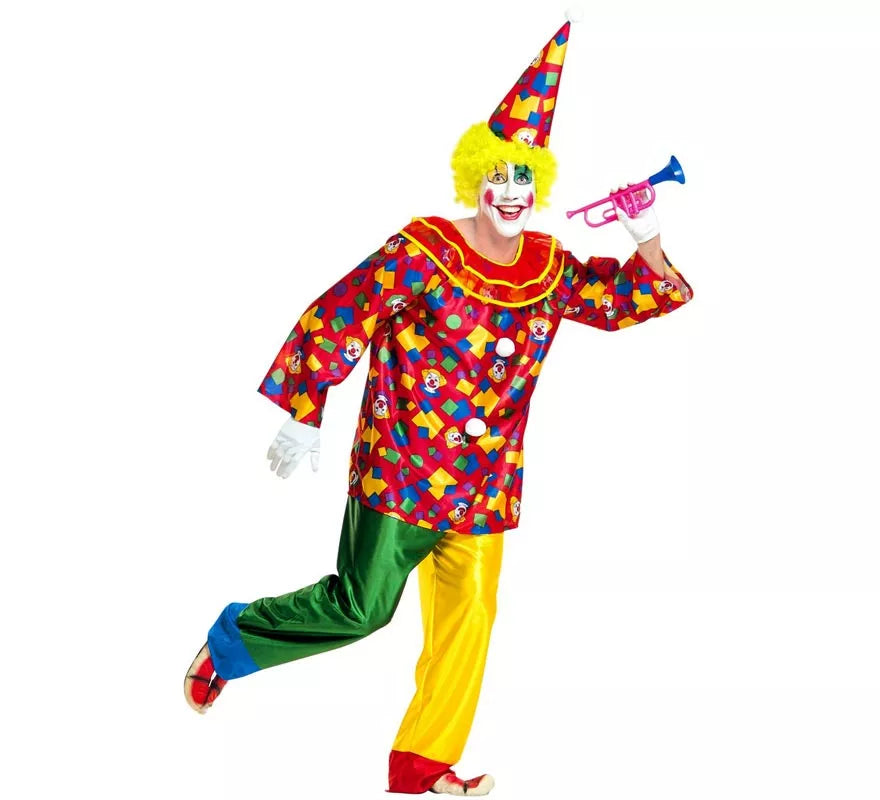 Translation missing: en.Disfraz de Payaso Divertido para adulto