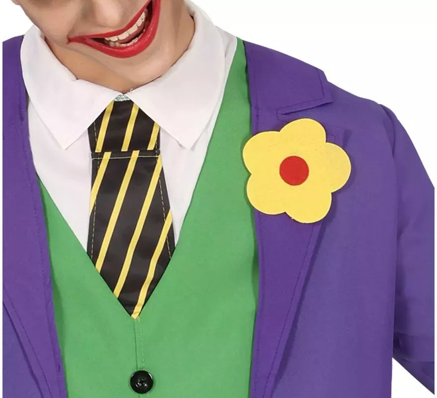 Disfraz de Payaso Joker para hombre