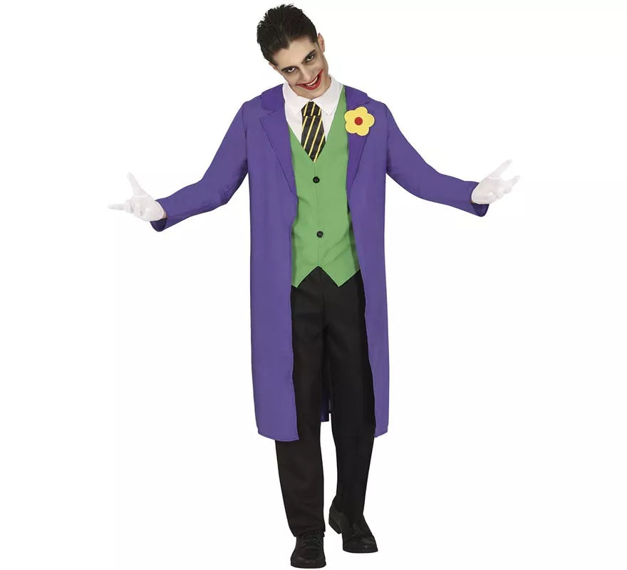 Disfraz de Payaso Joker para hombre