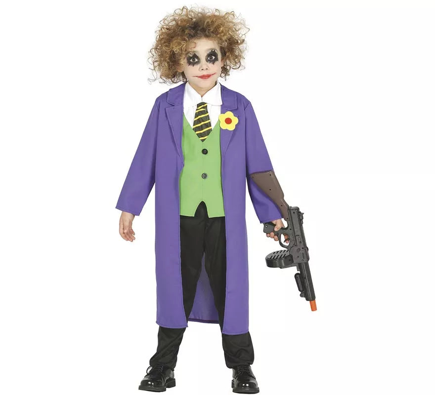 Disfraz de Payaso Joker para niño