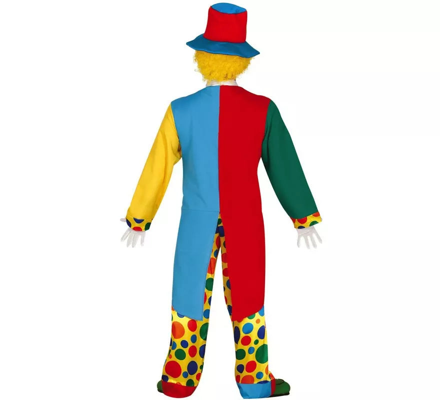Disfraz de Payaso Lunares para hombre