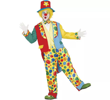 Disfraz de Payaso Lunares para hombre