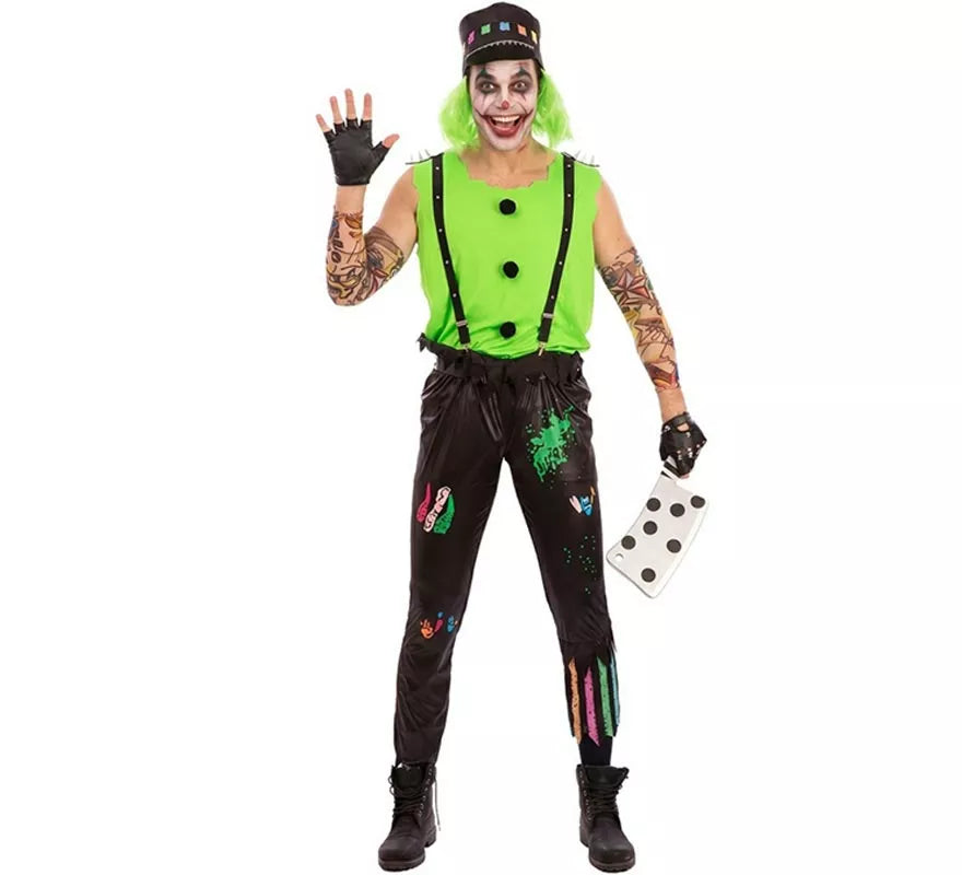 Disfraz de Payaso Motero para hombre