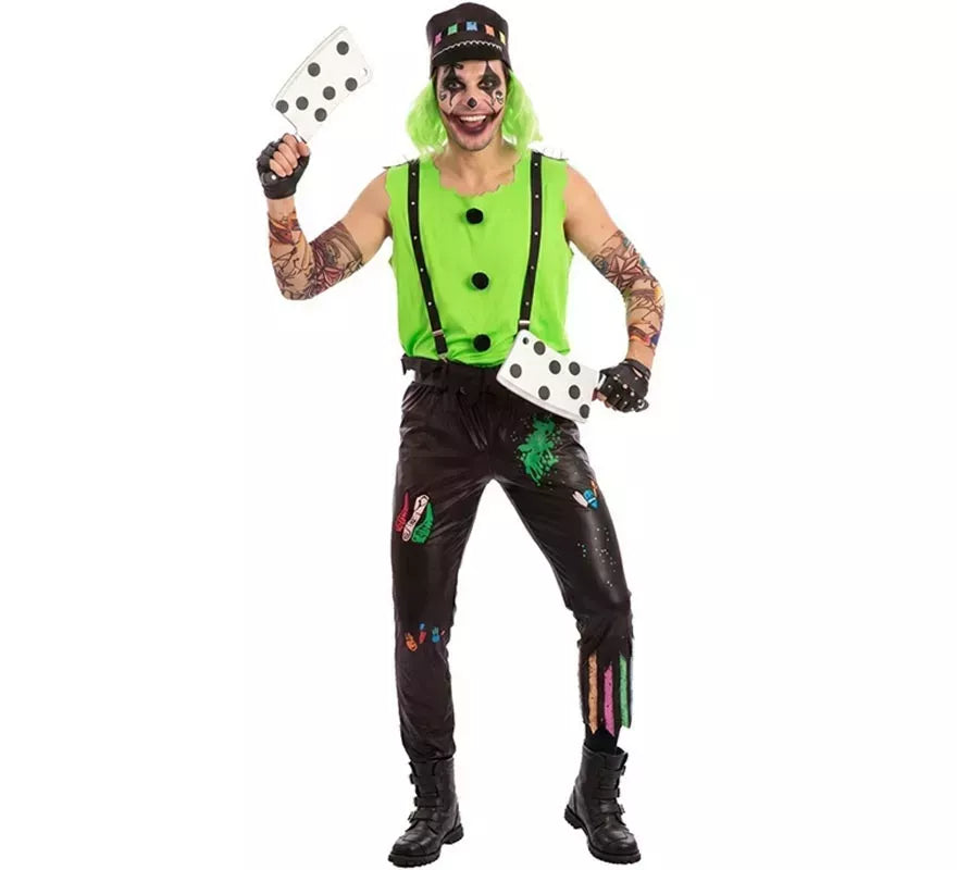 Disfraz de Payaso Motero para hombre