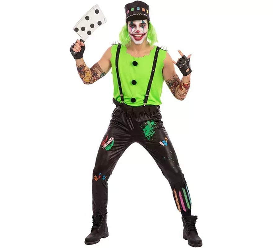 Disfraz de Payaso Motero para hombre