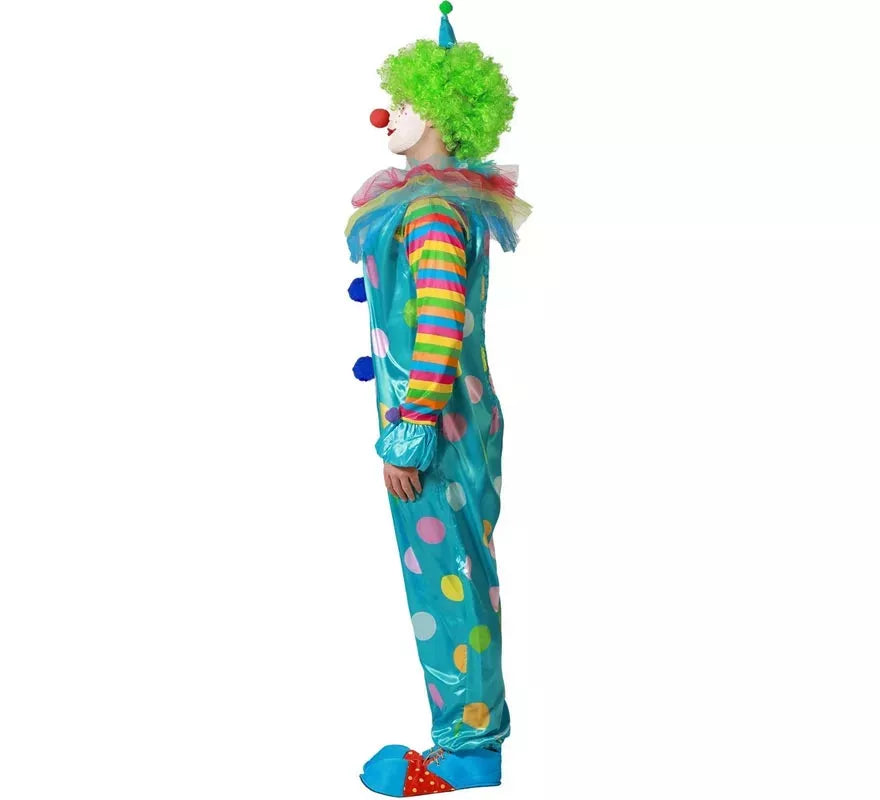 Disfraz de Payaso multicolor para hombre