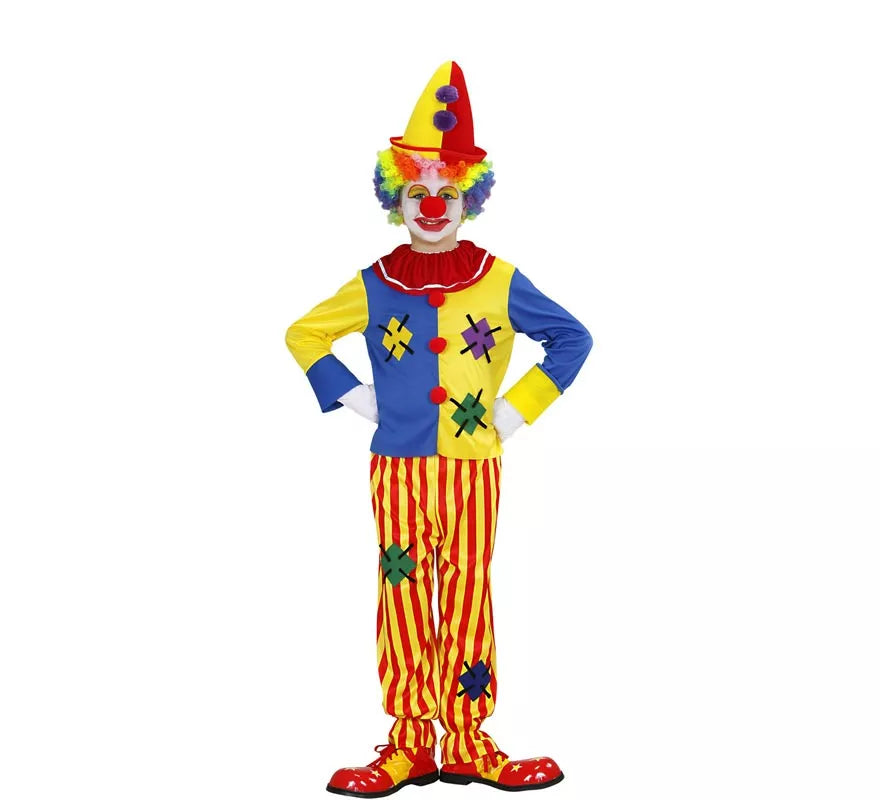 Disfraz de Payaso Parches para niños y adolescentes