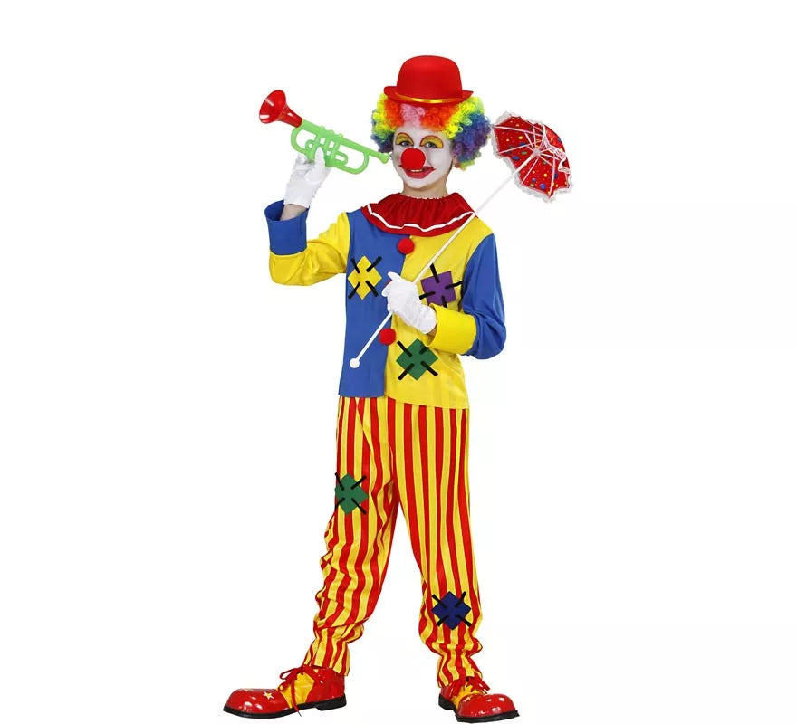 Disfraz de Payaso Parches para niños y adolescentes