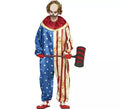 Disfraz de Payaso Patriota Siniestro para hombre