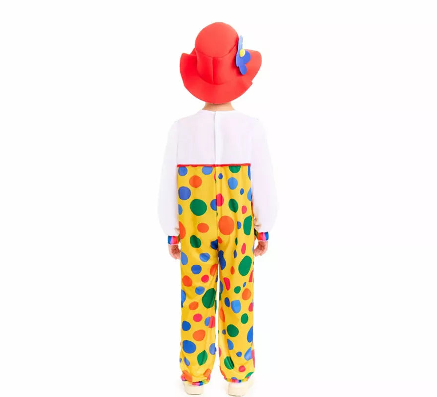 Translation missing: en.Disfraz de Payaso Peto Topos para niños