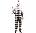 Disfraz de Payaso Pierrot Asesino con gorro para hombre