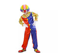 Disfraz de Payaso rojo y azul para niños y adolescentes