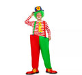 Disfraz de Payaso Rojo y Verde para niño