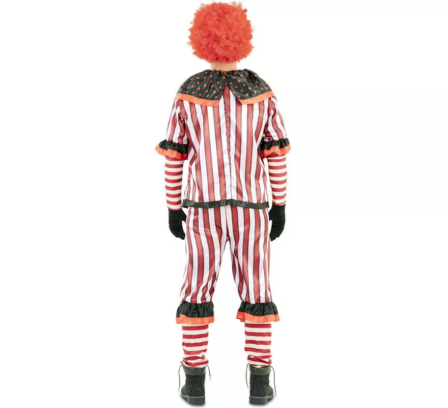 Disfraz de Payaso Sangriento Rojo para hombre