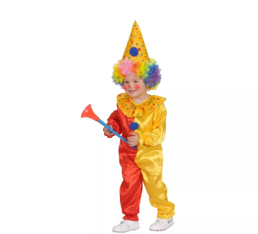 Disfraz de Payaso Tímido para niños y bebé