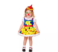 Polka Dot Clown Costume for Girls