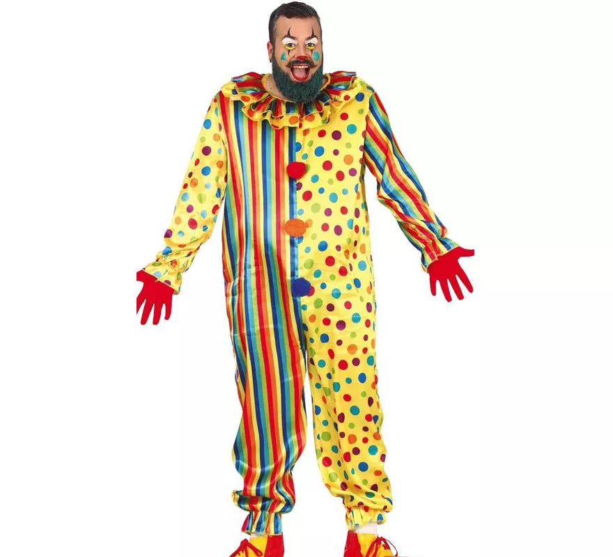 Disfraz de Payaso Topos para hombre