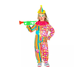 Polka Dot Clown Costume for Girls