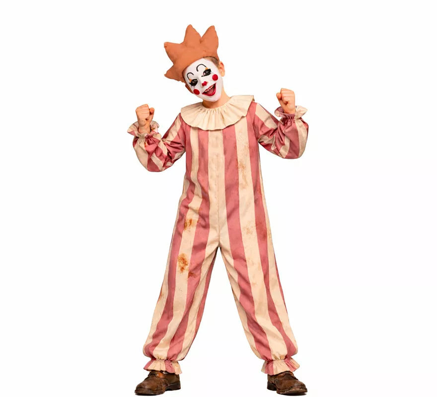 Translation missing: en.Disfraz de Payaso Vintage del Miedo para niño
