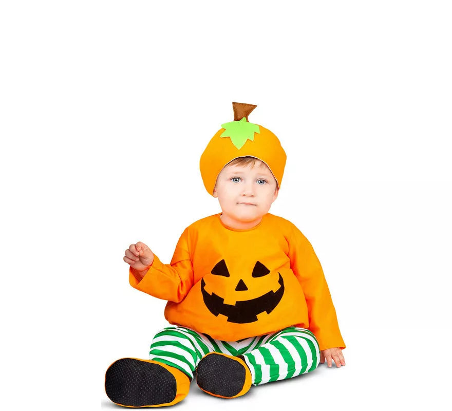 Translation missing: en.Disfraz de Pequeña Calabaza con gorro para bebé y niños