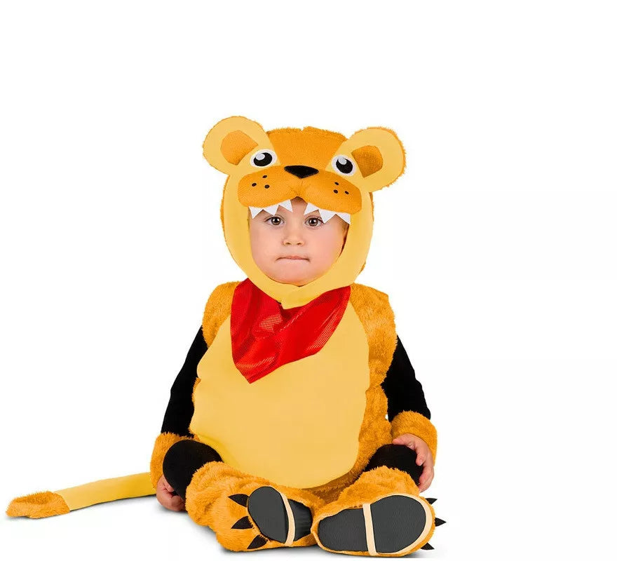 Disfraz de Pequeño León con lengua para bebé y niños