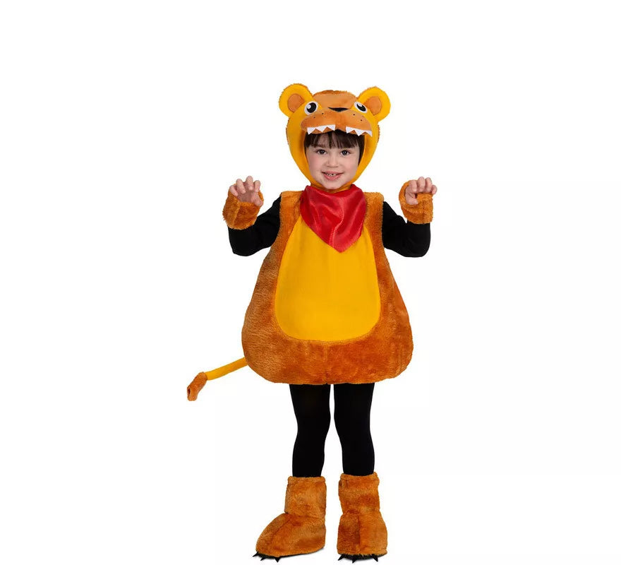 Disfraz de Pequeño León con lengua para bebé y niños