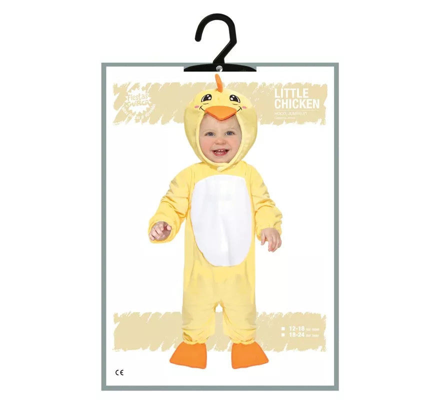 Disfraz de Pequeño Pato Amarillo para bebé