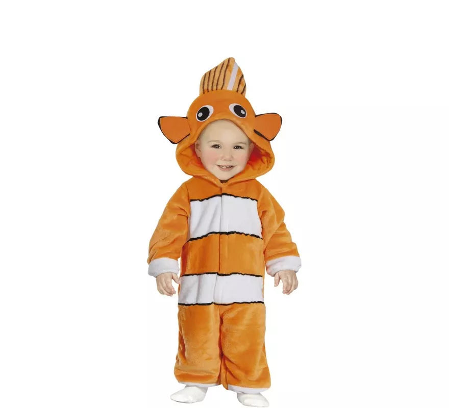 Disfraz de Pequeño Pez Naranja para bebé