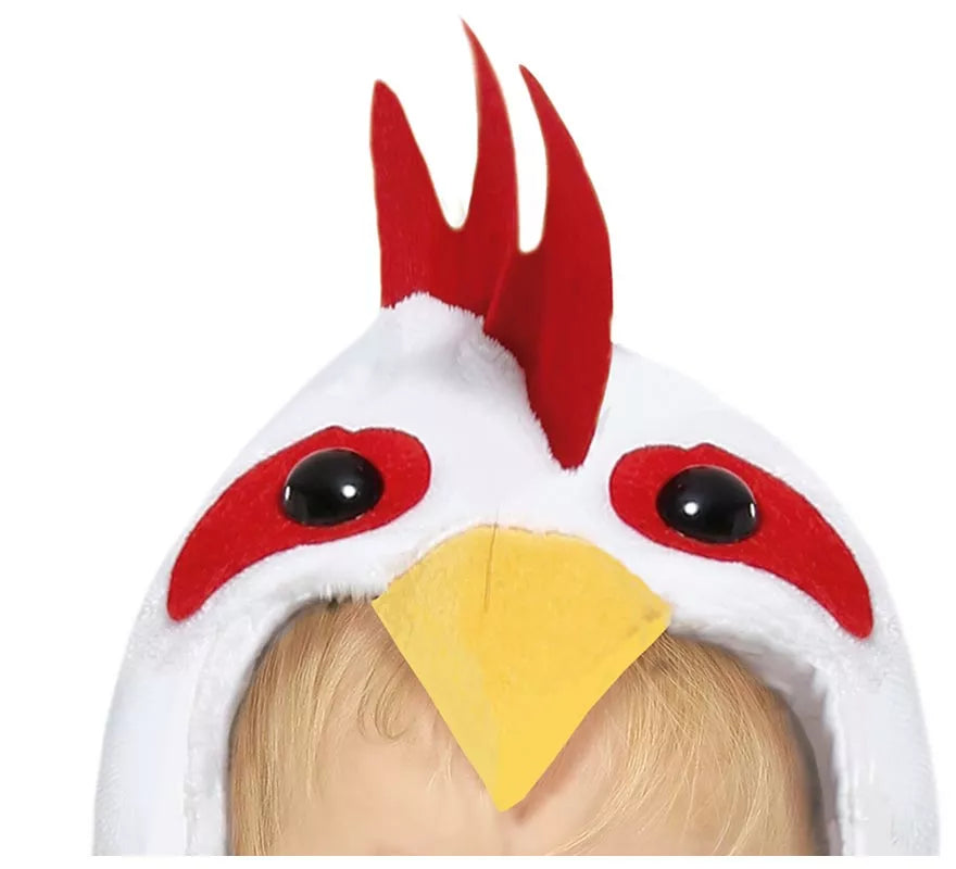 Disfraz de Pequeño Pollo Blanco para bebé