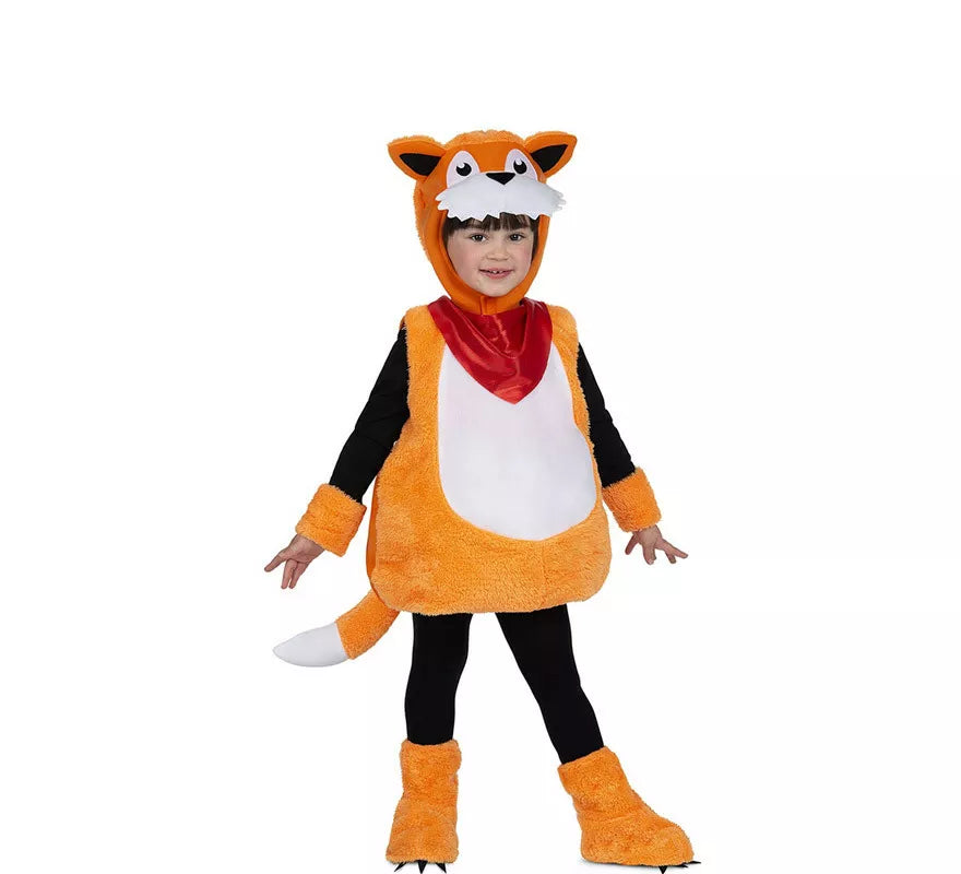Translation missing: en.Disfraz de Pequeño Zorro con cola para niños