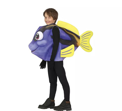 Disfraz de Pez famoso azul para niños