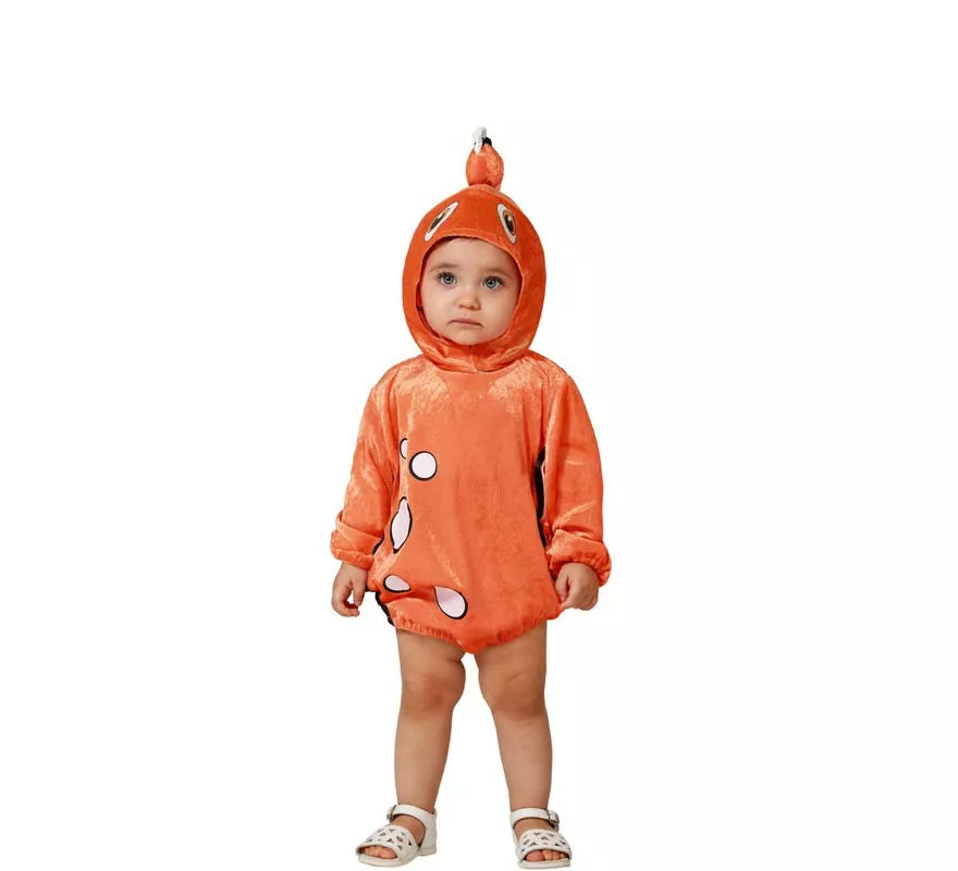 Disfraz de Pez naranja para bebé