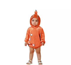 Orange fish costume for babies