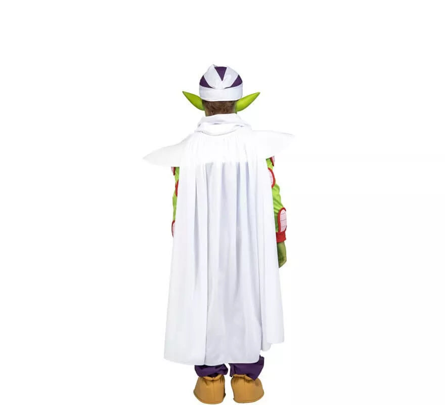 Translation missing: it.Disfraz de Piccolo de Dragon Ball con orejas y maquillaje para niño