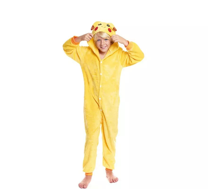 Translation missing: en.Disfraz de Pijama Chinchilla eléctrica con capucha para niño