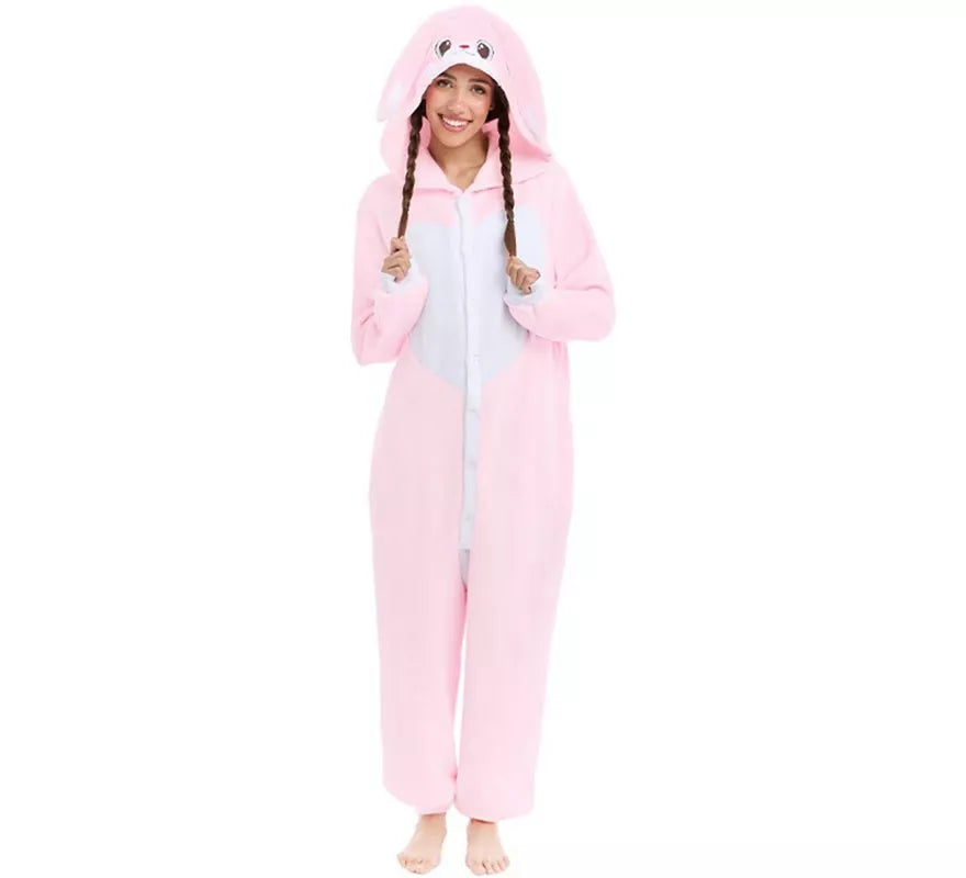 Disfraz de Pijama Conejo Amor para adulto
