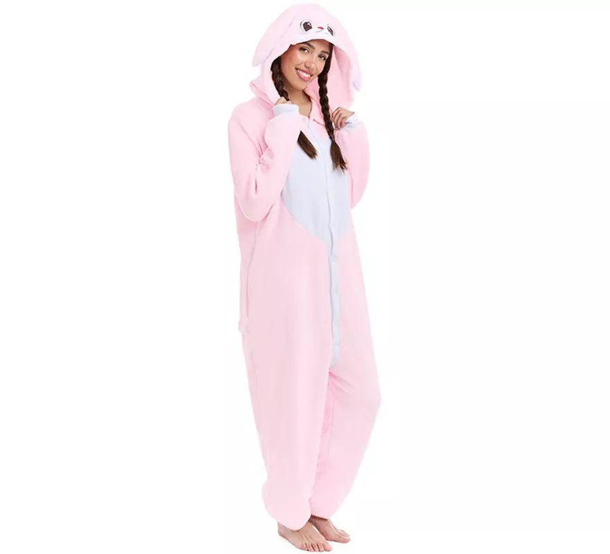 Disfraz de Pijama Conejo Amor para adulto