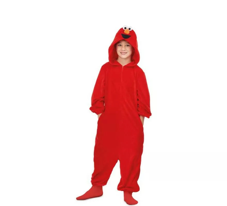 Translation missing: en.Disfraz de Pijama de Elmo de Barrio Sésamo para niños