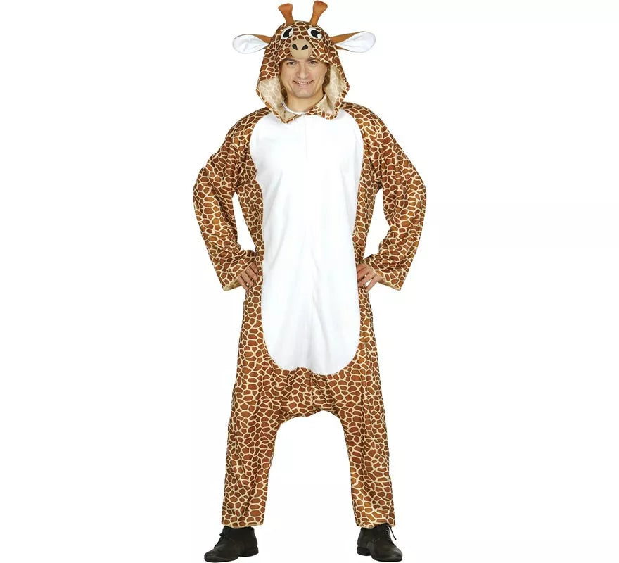 Disfraz de Pijama de Jirafa para adultos