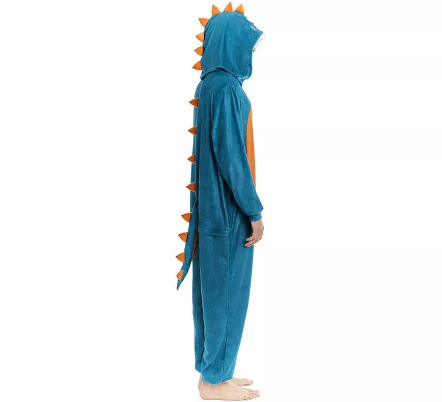 Disfraz de Pijama Dinosaurio Estegosaurio para adulto