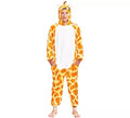 Disfraz de Pijama Jirafa naranja para adultos