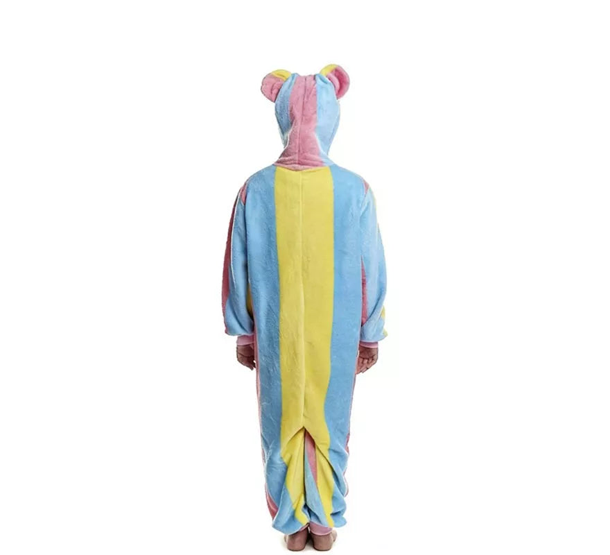 Translation missing: en.Disfraz de Pijama Llama multicolor con capucha para niño