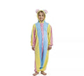 Disfraz de Pijama Llama multicolor con capucha para niño