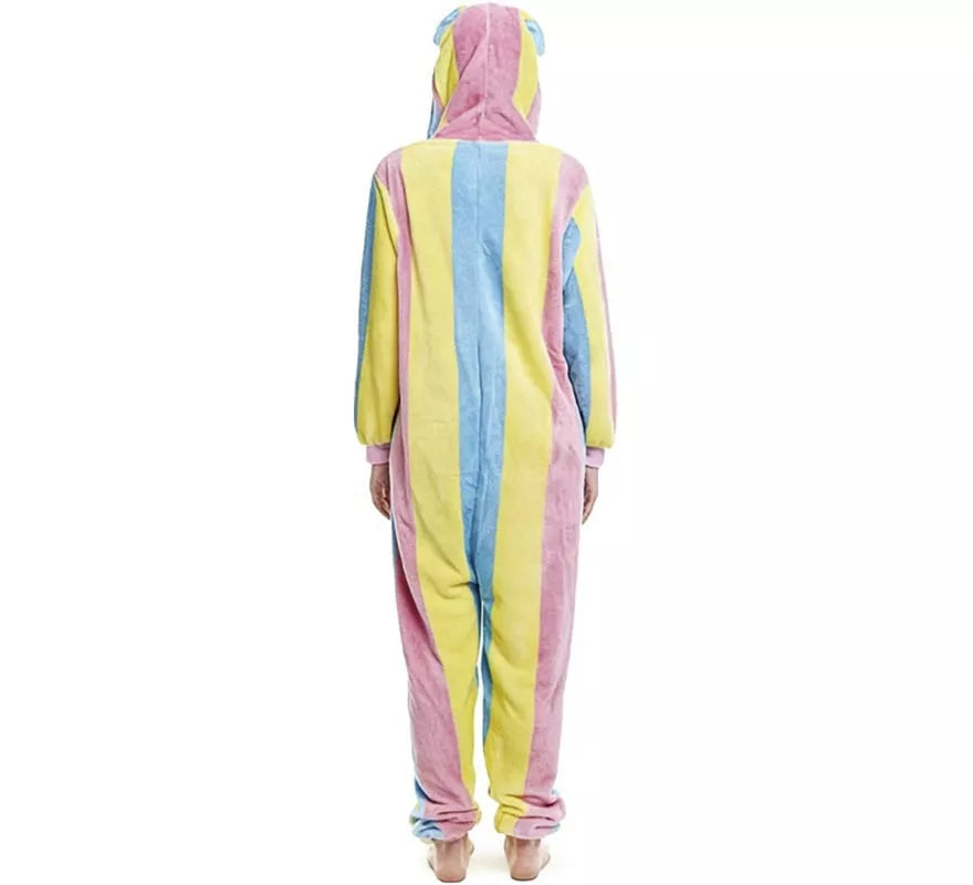Disfraz de Pijama Llama multicolor para adultos