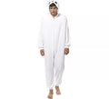 Disfraz de Pijama Oso blanco con orejas para adultos